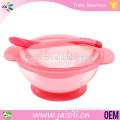 Wholesale 100% Food Grade PP Baby Suction Feeding Bowl With Spoon